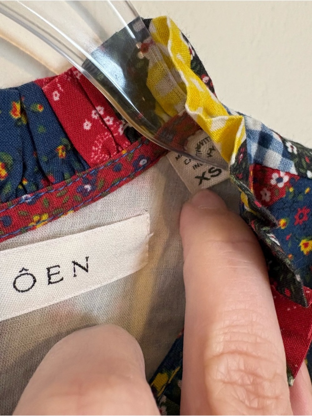 Doen Alida Countryside patchwork print top - Picture 9 of 10